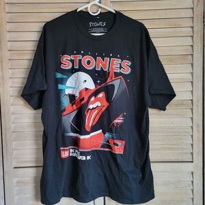 Rolling Stones BC Place Vancouver Mens T Shirt Sleeve Black Sz XL